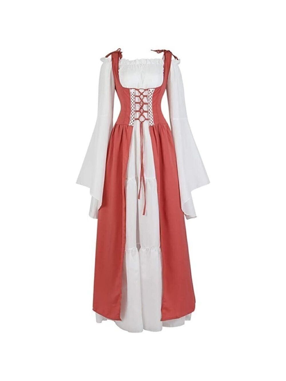 Medieval Victorian Long Dress Cosplay Irish Costume Halloween Viking English NWT